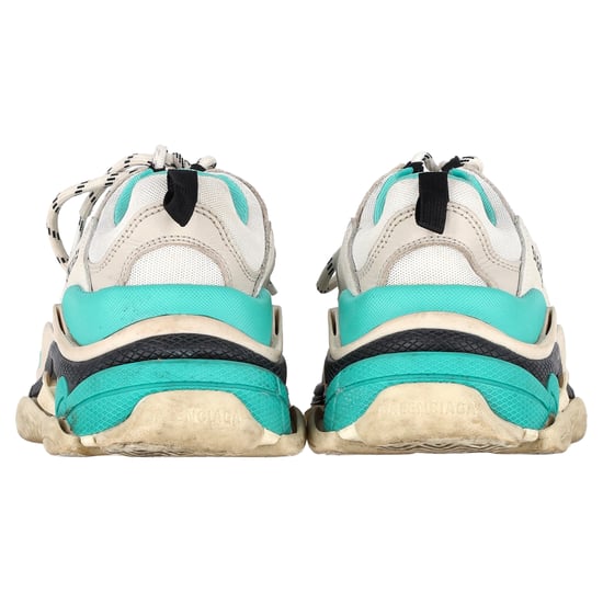 Balenciaga Triple S Sneaker aus türkisem Polyester - Image 4