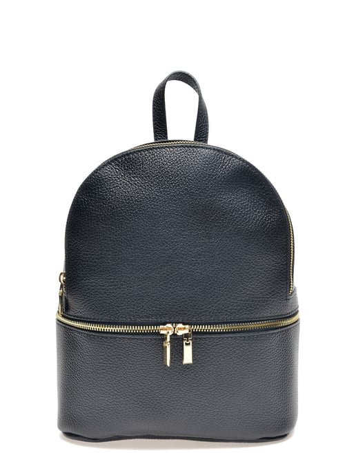 Carla Ferreri SS22 CF 1778 Black Leather Bag