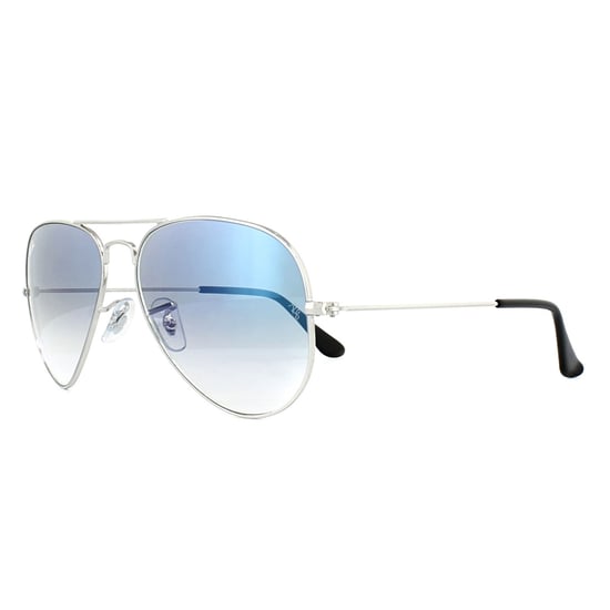 Ray-Ban Aviator Herren Silber Farbverlauf Hellblau Sonnenbrille - Image 2