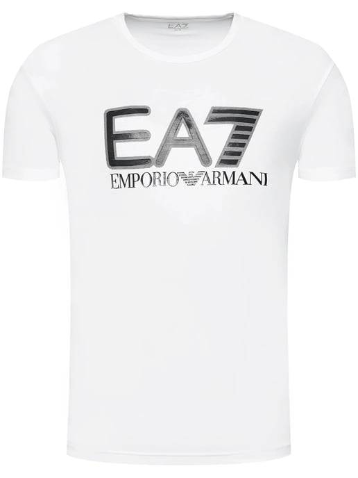 EA7 Emporio Armani Men's Short Sleeve T-Shirt, White