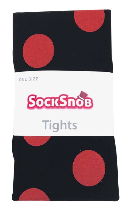 Sock Snob - Farbige 80 Denier blickdichte Damenstrumpfhose - Big Spot - Image 2