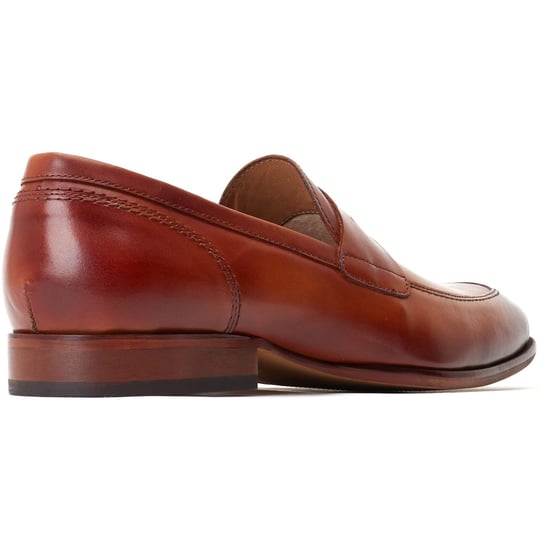 Base London Bruno Herren Mokassins aus gebranntem Tan-Leder - Image 2