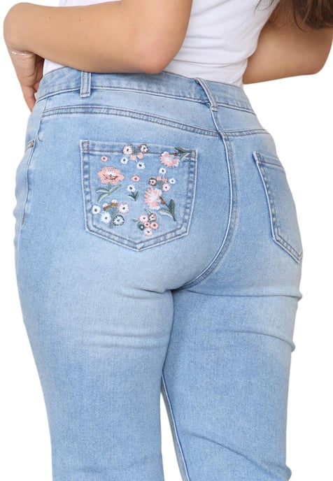 M&Co Damen-Mom-Jeans mit hohem Bund und schmal zulaufendem, geradem Bein - Image 6