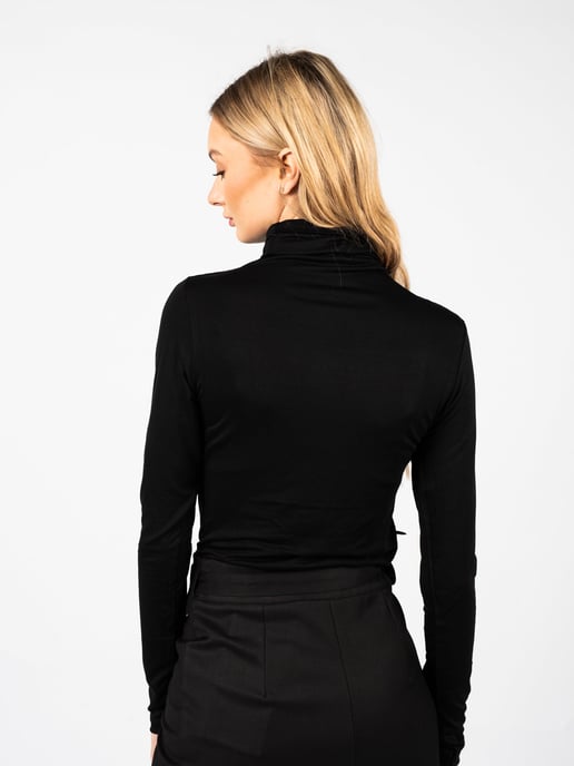 La Haine Inside Us Bluse Saga Frau Schwarz - Image 4