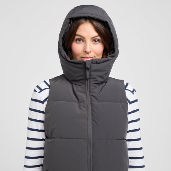 North Ridge Women's Long Line Roaming Water Repellent & Insulated Gilet with Hood
