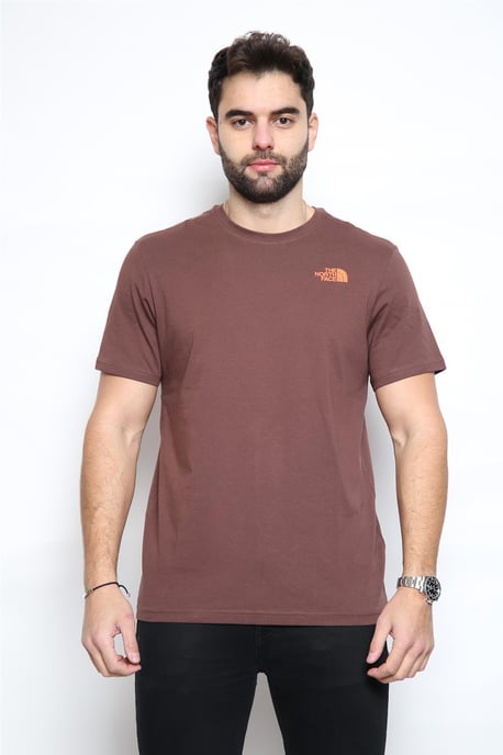 The North Face Vertikal-T-Shirt in Lila / Orange - Image 1