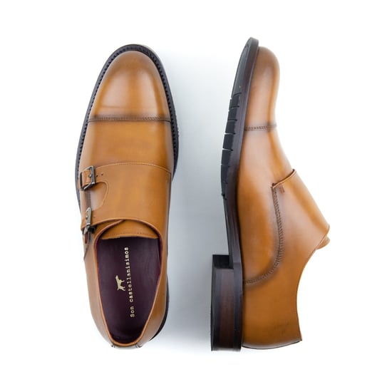 Men's Lace Up Leather Shoes in Brown