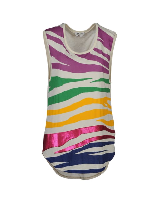 Cycle Women's Sleeveless T-Shirt Ivory Polyester