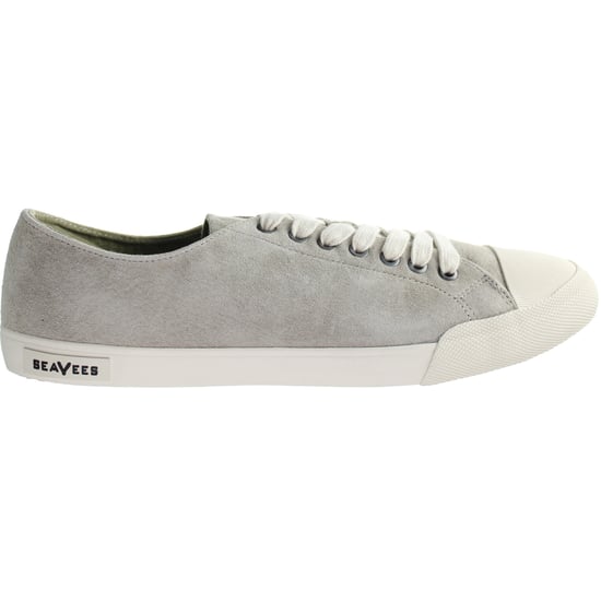 Seavees Army Issue Low Gravel Suede Shoe Grey Mens Shoes