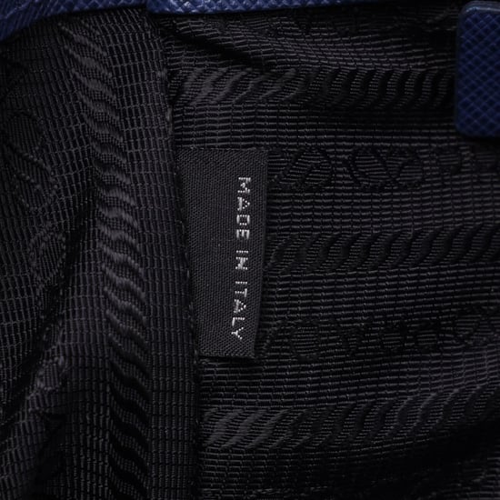Prada Große Galleria Handtasche aus blauer Saffiano-Leder - Image 6