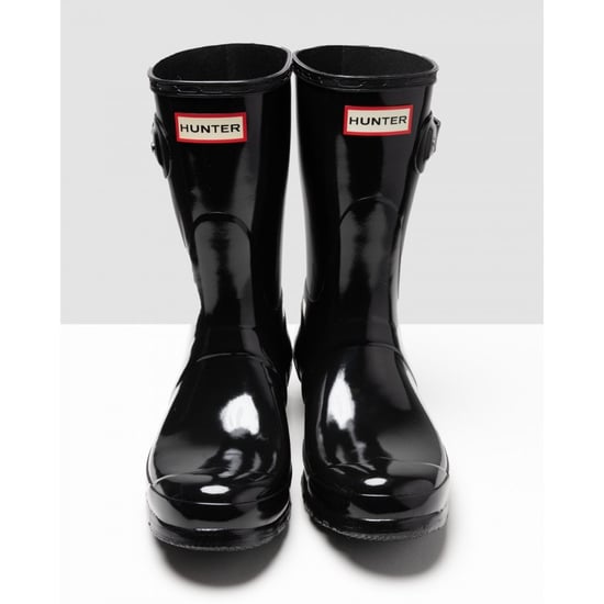 Kaufen Sie Hunter Original Short Gloss Damen Gummistiefel In Schwarz - Image 2