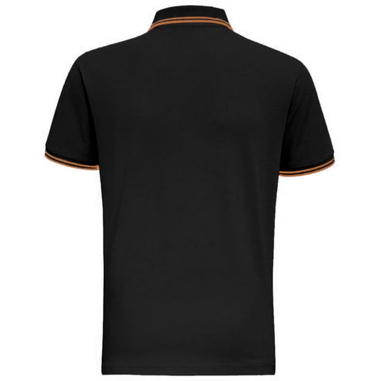 Asquith & Fox Herren Classic Fit Tipped Polo Shirt (Schwarz/Gelb) - Image 2