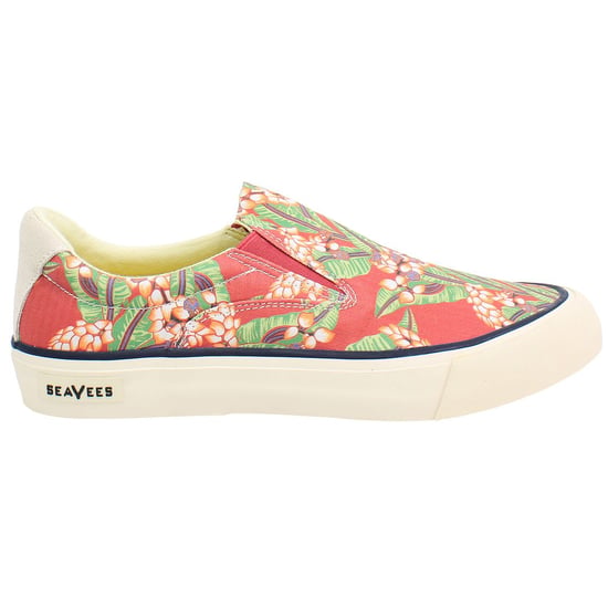 Seavees Hawthorne Beachcomber Herren Rote Slip-Ons - Image 1