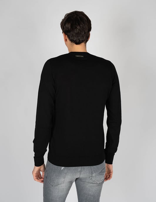Les Hommes Pullover V-neck Herren schwarz - Image 4