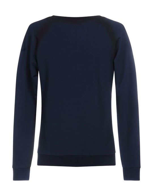 Pierre Balmain Dark Blue Cotton Jumper