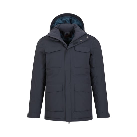 Mountain Warehouse Mens Concord Extreme Down Long Length Jacket (Blau) - Image 5