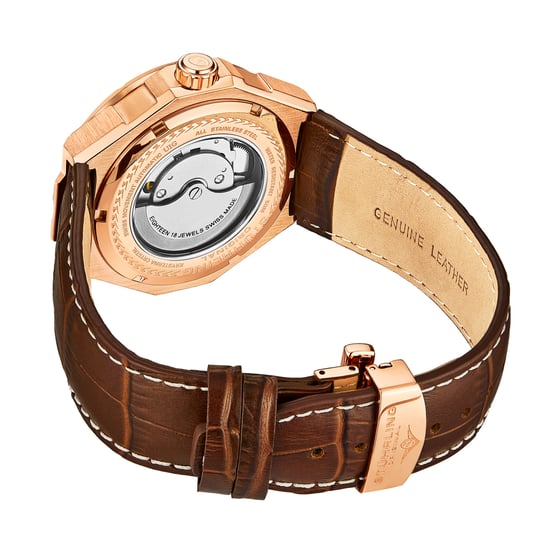Braun Gio Schweizer Automatik 44mm Skelett - Image 3
