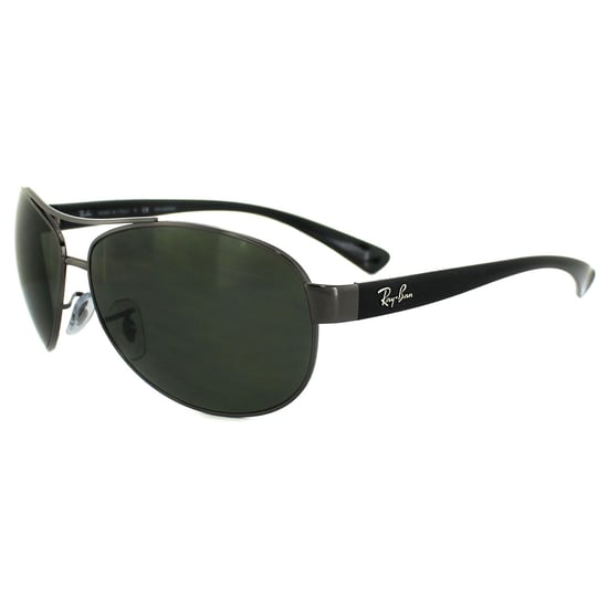 Lunettes De Soleil Ray-Ban 3386 Gunmetal Vert Polarisé 004/9A 63mm - Image 2