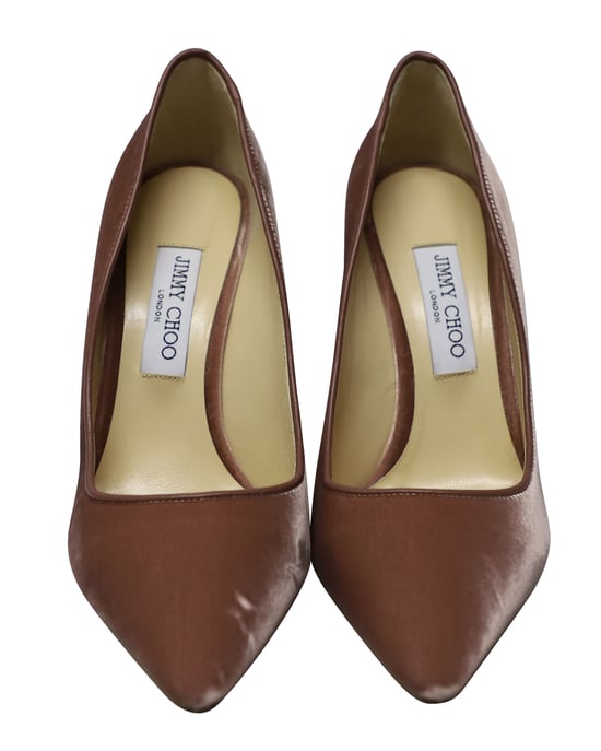 Jimmy Choo Romy 100 Pumps aus pinkem Samt - Image 2