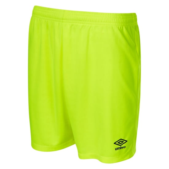 Umbro - "Club II" Shorts für Kinder (Sicherheits-Gelb/Kohlen-Schwarz) - Image 1