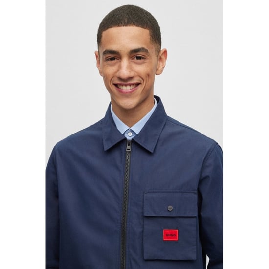 HUGO Emmond Mens Zip Overshirt - Image 3