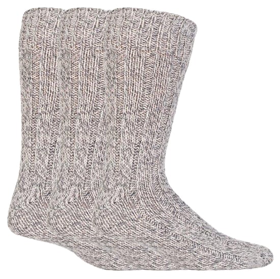 Workforce - 3 Paar warme Herren-Wollstrick-Wanderstiefel-Socken - WFH0025GRY - Image 1