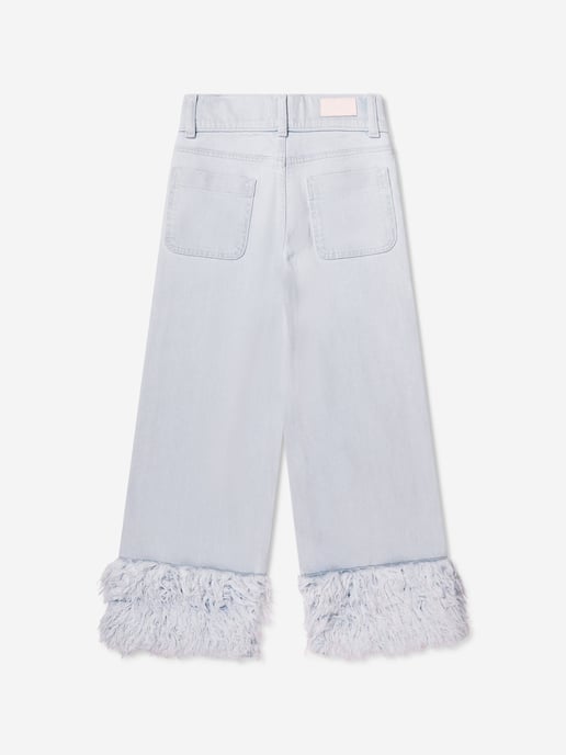 DL1961 Girls Lily Wide Leg Jeans in Blue