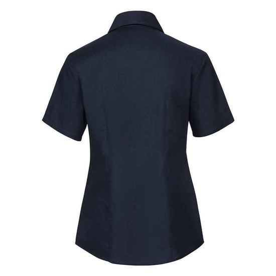 Russell Collection - Hemd für Damen kurzärmlig (Leuchtend Navy-Blau) - Image 2