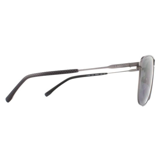 Lacoste Aviator Mens Matte Gunmetal Grey Sunglasses