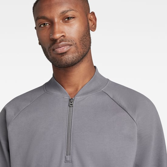 G-Star RAW Lightweight Sweater Bomber Half Zip