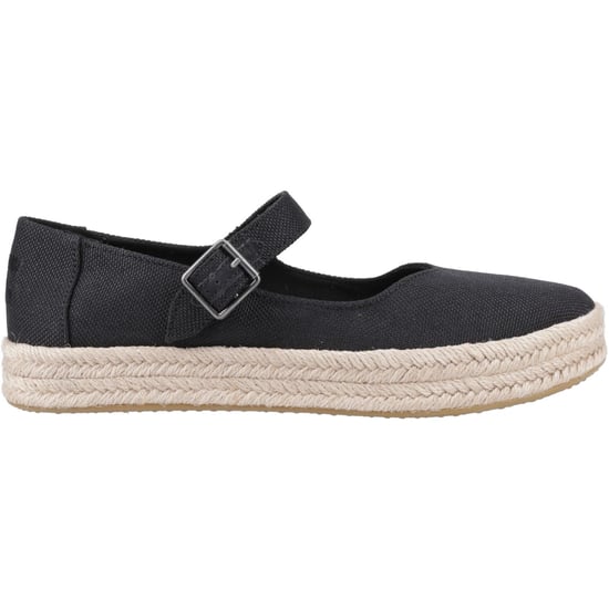 TOMS Carolina Mary Jane Polyester Damen Espadrilles in Schwarz - Image 5