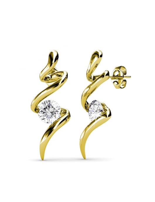 Spiralset - Gold und Kristall - Image 3
