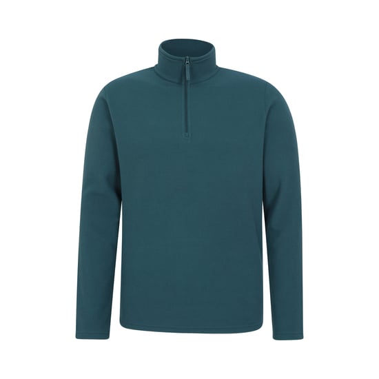 Mountain Warehouse - "Camber II" Fleece-Oberteil mit halbem Reißverschluss für Herren (Benzin) - Image 1