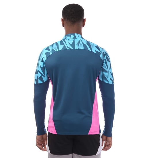Herren Puma IndividualFINAL 1/4 Zip Top in Blau - Image 2