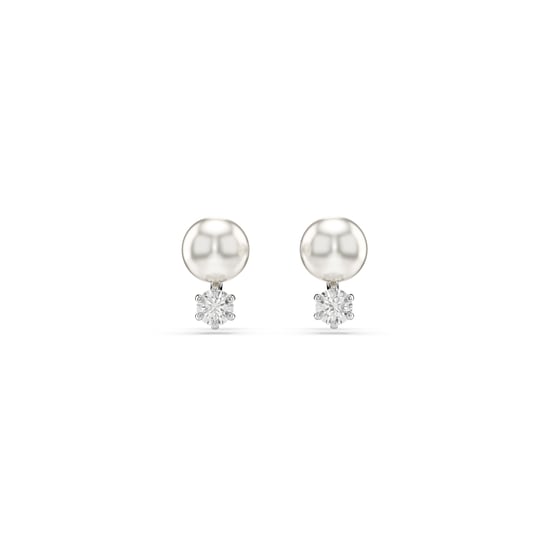 Swarovski 'Matrix' Damen Ohrstecker aus Metall - Silber 5694225 - Image 1