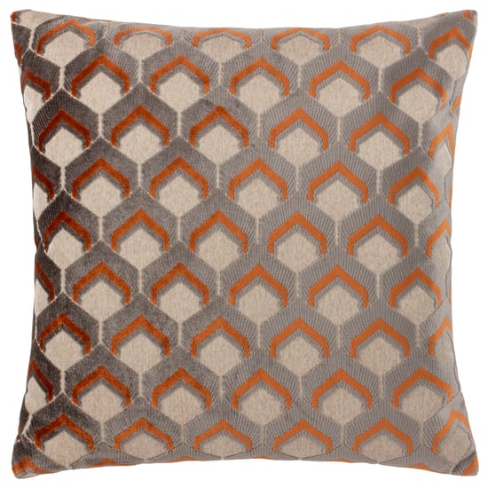 Paoletti Ledbury Samt Jacquard Federgefülltes Kissen - Image 1