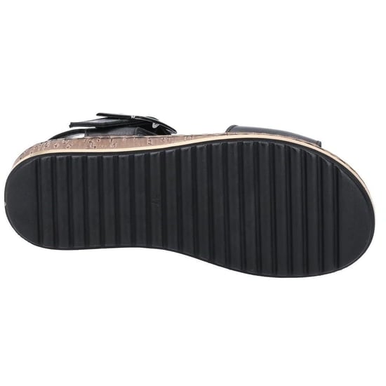 Hush Puppies Womens/Ladies Ellie Leather Sandals (Black)