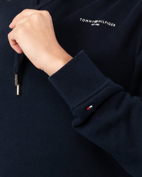 Tommy Hilfiger 1985 Relax Mini Corp Logo Damen Hoodie - Image 4