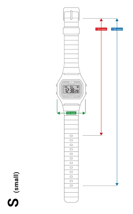 Ice Watch Ice Digit Retro - Helle Ananas Damenuhr Gelb 022053 - Image 6