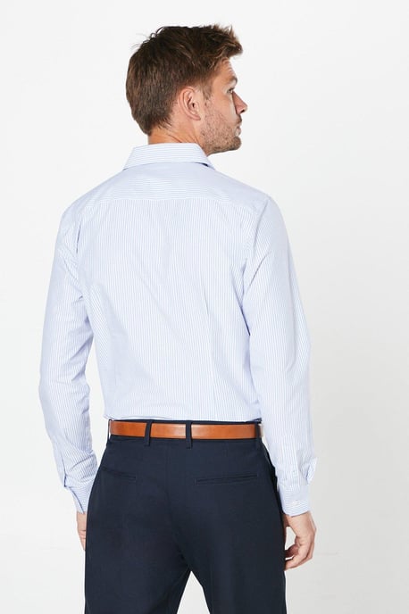 Easy Iron Bold Stripe Tailored Fit Shirt