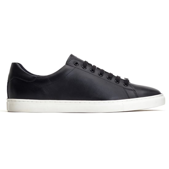 Base London Tucker Schwarze Ledersneaker für Herren - Image 5
