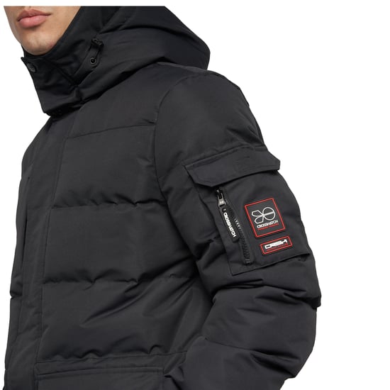 Crosshatch - "Milwaka" Steppjacke für Herren (Schwarz) - Image 4