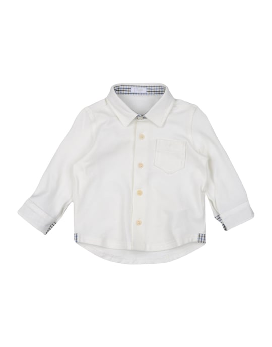SHIRTS Il Gufo White Boy Cotton