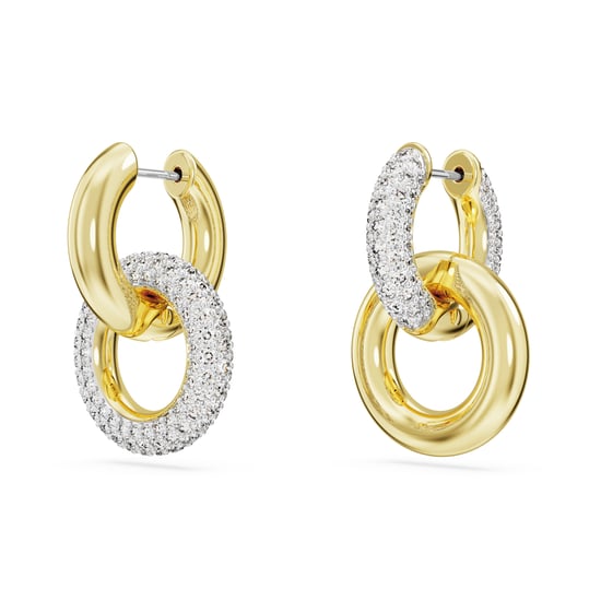 Swarovski 'Dextera' Damen Ohrringe aus goldplattiertem Metall - Gold 5668818 - Image 4