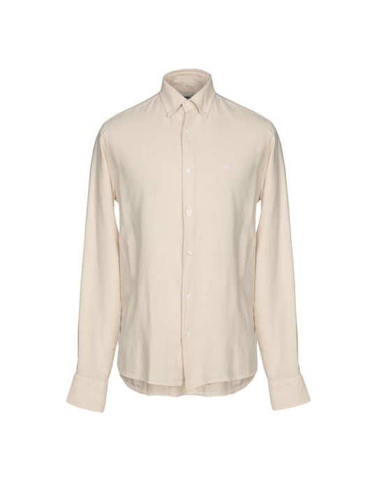 Henry Cotton's Beige Cotton Shirt