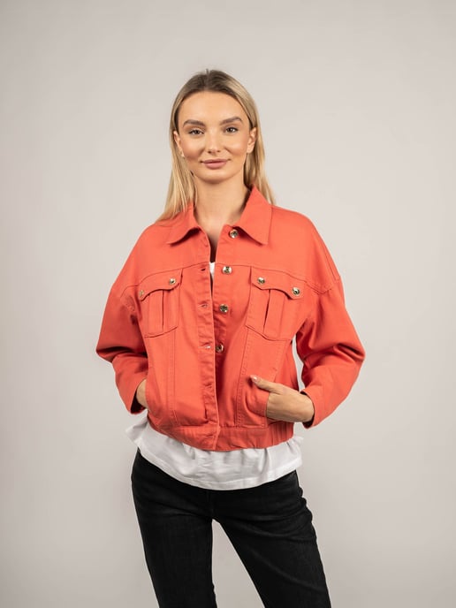 Patrizia Pepe Jacke Damen rot - Image 3