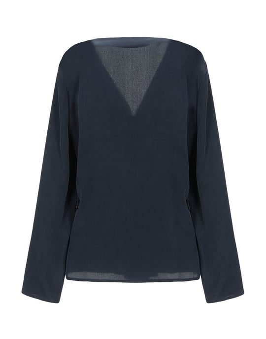Stefanel Dark Blue Silk Blouse