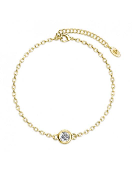 Geburtsstein-Armband - Gold und Kristall - Image 1