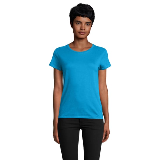 SOLS - "Pioneer" T-Shirt für Damen (Aquablau) - Image 1