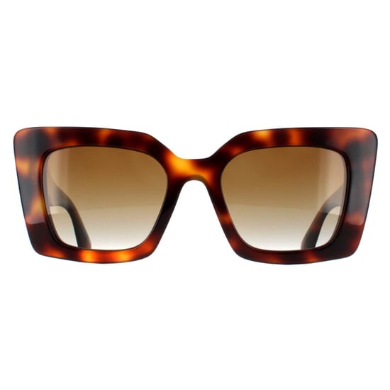 Burberry Cat Eye Womens Light Havana Brown Gradient Polarized BE4344 Daisy